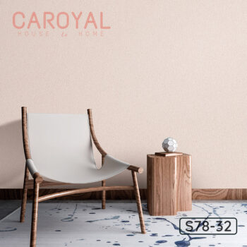 Giấy Vải Dán Tường CAROYAL Màu Đá Bào Dâu S78-32