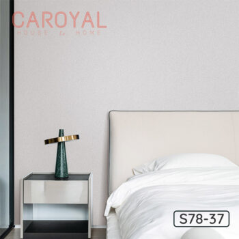 Giấy Vải Dán Tường CAROYAL Màu Mưa Xám S78-37