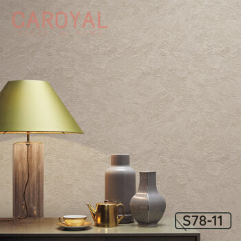 Vải Dán Tường Màu Xám Cá Tầm CAROYAL S78-11