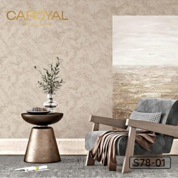 Giấy Vải Dán Tường Màu Trà Sữa S78-01