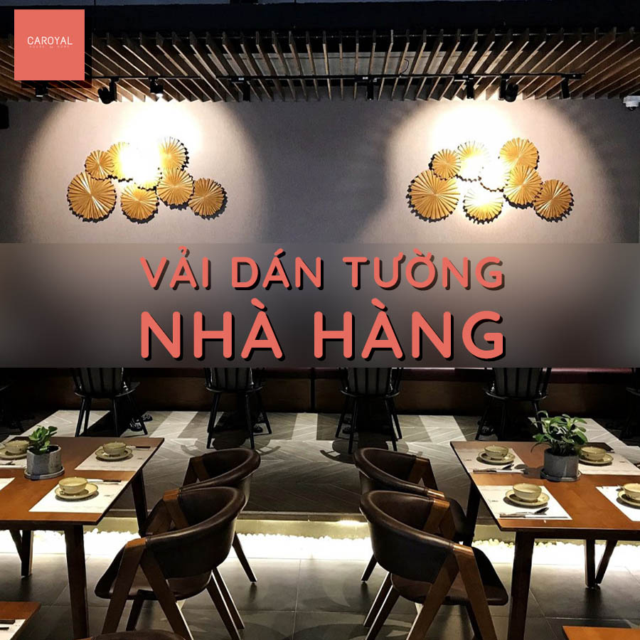 Vải dán tường cho nhà hàng