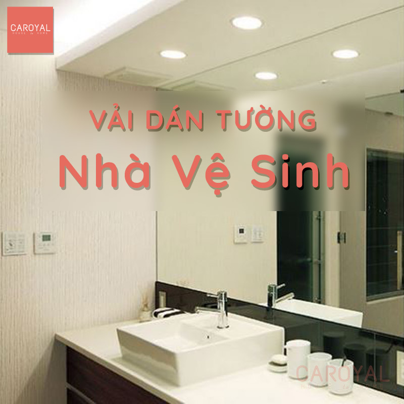 Vải dán tường cho nhà vệ sinh