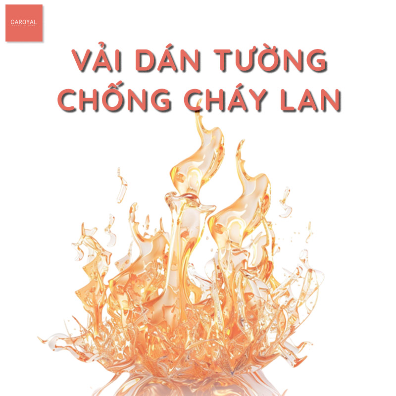 Vải dán tường chống cháy lan - CAROYAL