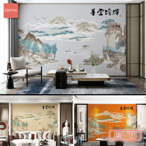 Tranh Dán Tường Hoa Đường Tăng Huy CAROYAL E7-25