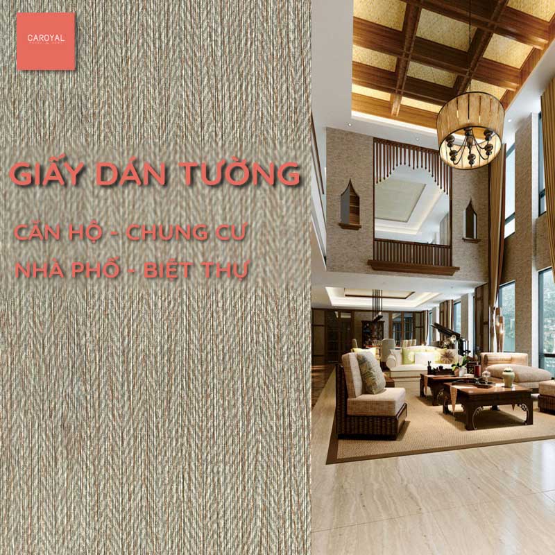 Giấy dán tường căn hộ, chung cư, nhà phố, biệt thự đẹp, sang trọng