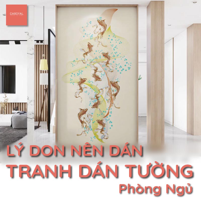 Lý do nên dán tranh dán tường phòng ngủ