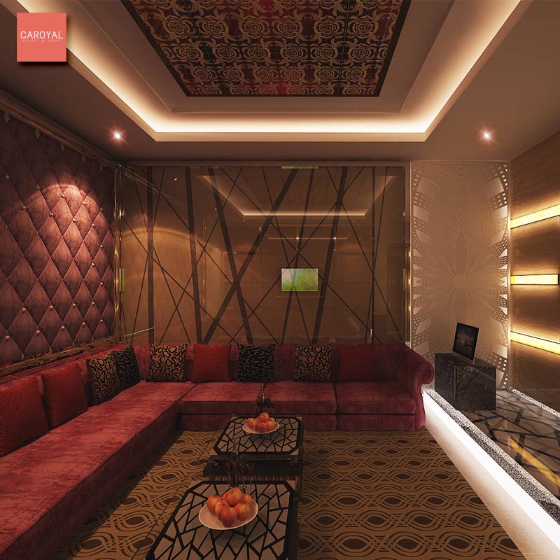 Giấy dán tường quán Bar, Karaoke cao cấp, đẹp, sang trọng