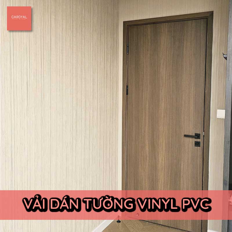 Công trình dán vải dán tường Vinyl PVC đẹp cho căn hộ cao cấp Quận 2