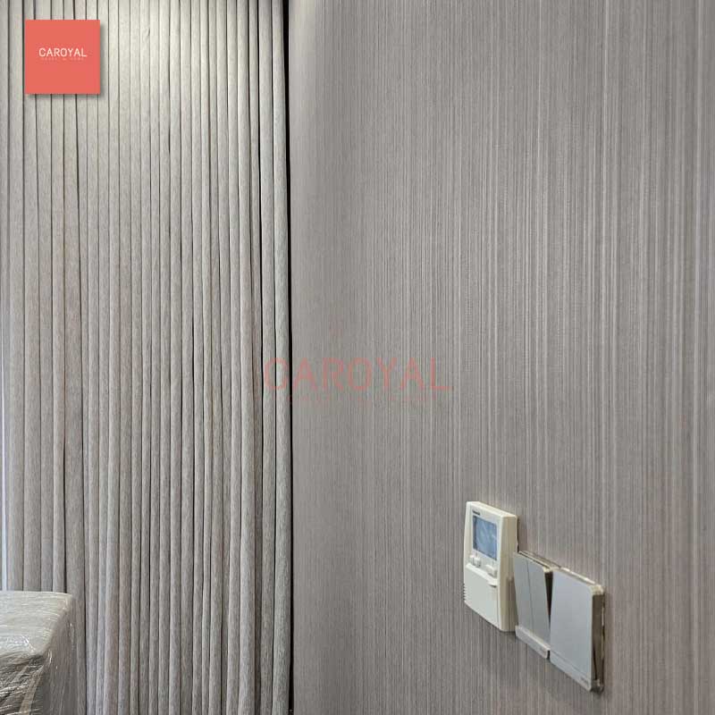 Công trình dán vải dán tường Vinyl PVC đẹp cho căn hộ cao cấp Quận 2