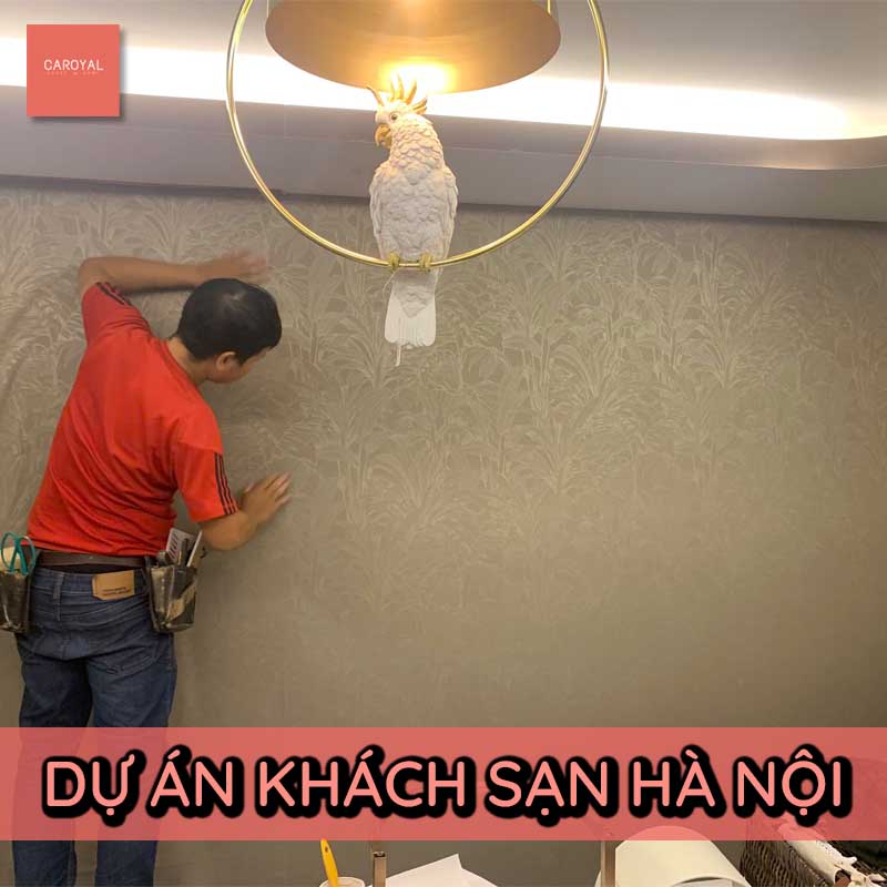 Dự án dán tường khách sạn tại Hà Nội