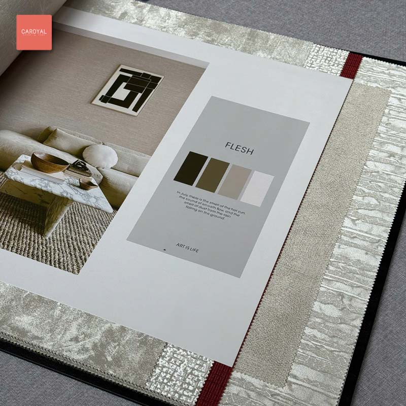 Quyển mẫu vải dán tường hàng order đặt trước thương hiệu CAROYAL mẫu 945 Quyển mẫu vải dán tường hàng order đặt trước thương hiệu CAROYAL mẫu 945