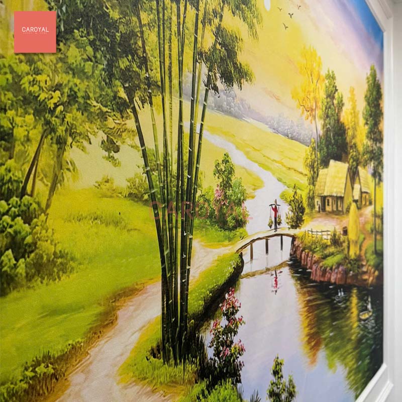 Vải dán tường in UV C11-03 cho nhà phố tại Vạn Phúc City - CAROYAL