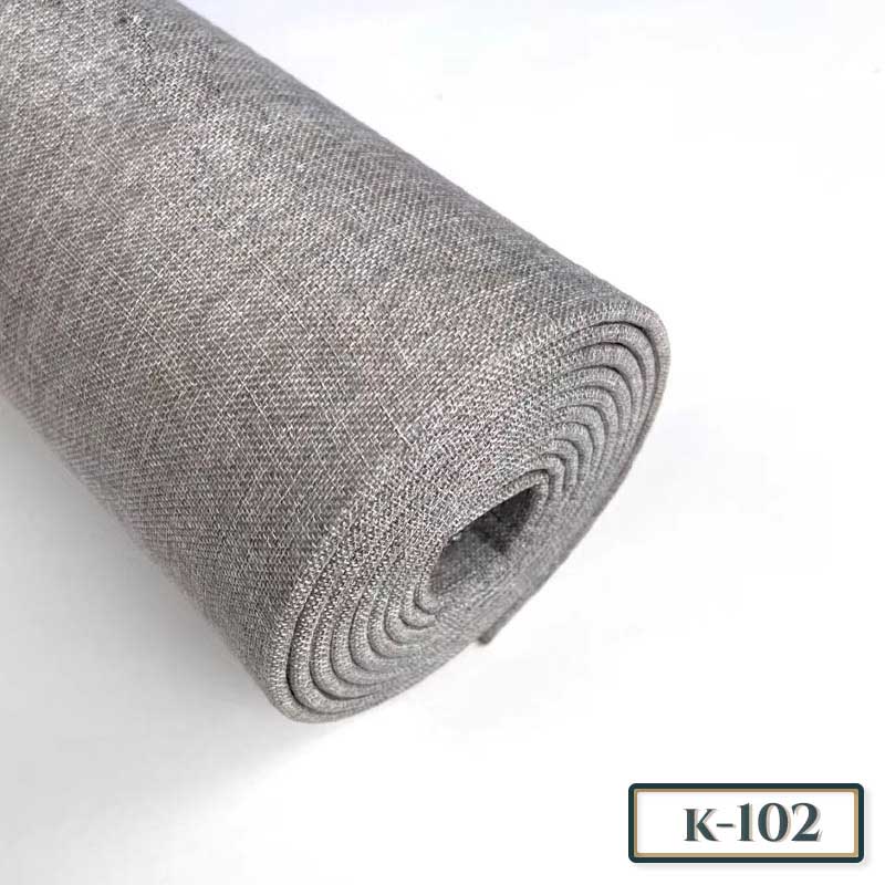 Vải lanh dán tường CAROYAL màu xám