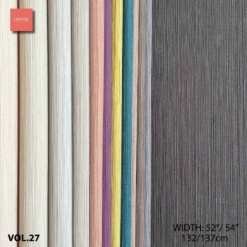 Quyển Mẫu Vải Dán Tường Vinyl PVC VOL-27 hàng đặt trước