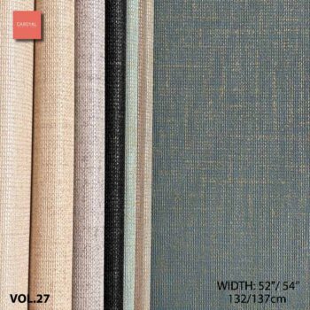 Quyển Mẫu Vải Dán Tường Vinyl PVC VOL-27 hàng đặt trước