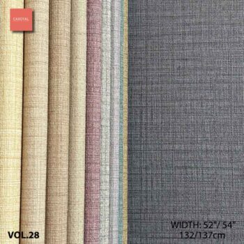 Quyển Mẫu Vải Dán Tường Vinyl PVC VOL-28 hàng đặt trước