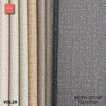 Quyển Mẫu Catalogue Vải Dán Tường Vinyl PVC VOL-29 hàng đặt trước