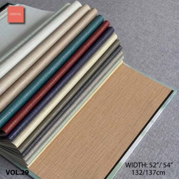 Quyển Mẫu Catalogue Vải Dán Tường Vinyl PVC VOL-29 hàng đặt trước