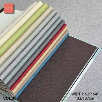 Quyển Mẫu Catalogue Vải Dán Tường Vinyl PVC VOL-30 hàng đặt trước