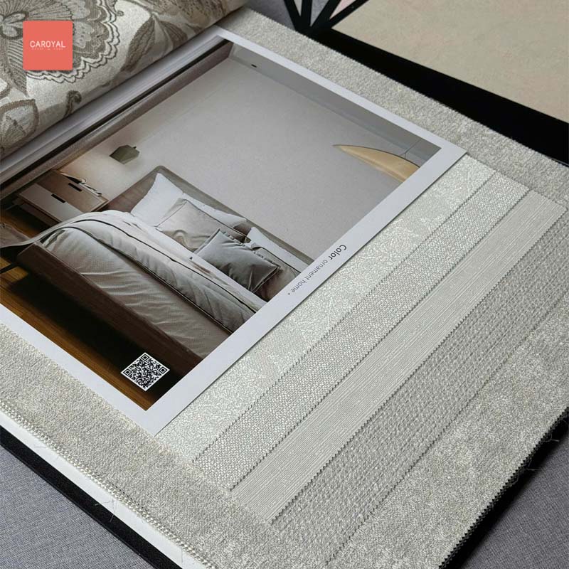 Quyển mẫu Catalogue vải dán tường hàng order đặt trước thương hiệu CAROYAL mẫu 1008 Quyển mẫu Catalogue vải dán tường hàng order đặt trước thương hiệu CAROYAL mẫu 1008