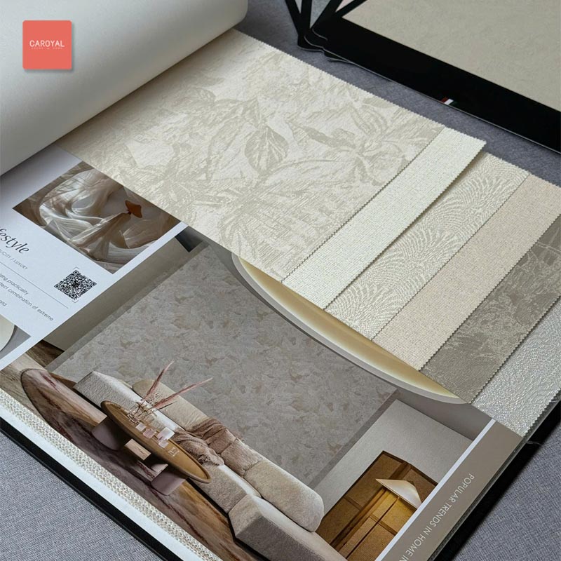 Quyển mẫu Catalogue vải dán tường hàng order đặt trước thương hiệu CAROYAL mẫu 1010 Quyển mẫu Catalogue vải dán tường hàng order đặt trước thương hiệu CAROYAL mẫu 1010