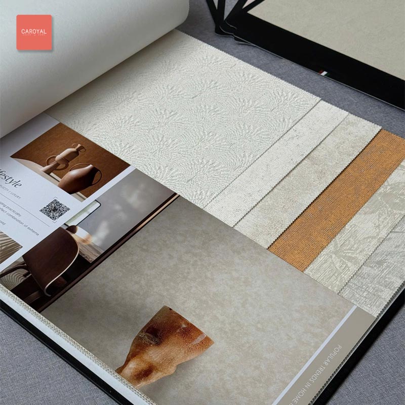 Quyển mẫu Catalogue vải dán tường hàng order đặt trước thương hiệu CAROYAL mẫu 1010 Quyển mẫu Catalogue vải dán tường hàng order đặt trước thương hiệu CAROYAL mẫu 1010