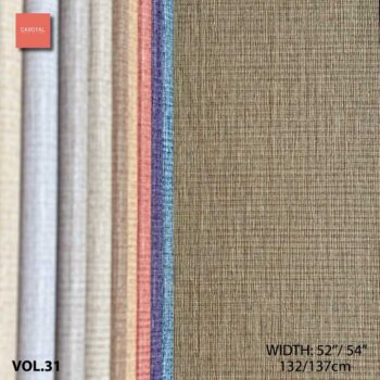 Quyển Mẫu Catalogue Vải Dán Tường Vinyl PVC VOL-31 hàng đặt trước