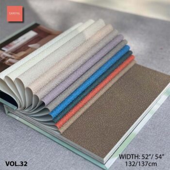 Quyển Mẫu Catalogue Vải Dán Tường Vinyl PVC VOL-32 hàng đặt trước