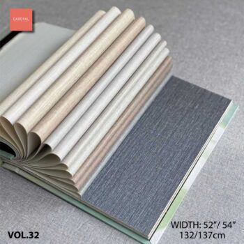 Quyển Mẫu Catalogue Vải Dán Tường Vinyl PVC VOL-32 hàng đặt trước