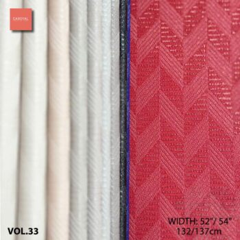 Quyển Mẫu Catalogue Vải Dán Tường Vinyl PVC VOL-33 hàng đặt trước