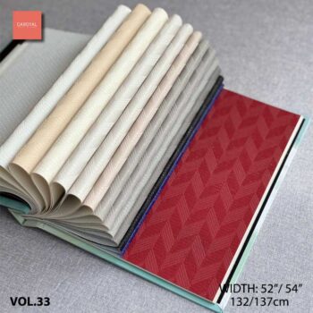 Quyển Mẫu Catalogue Vải Dán Tường Vinyl PVC VOL-33 hàng đặt trước