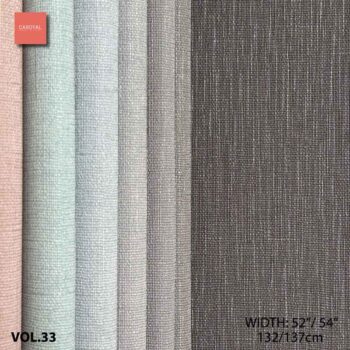 Quyển Mẫu Catalogue Vải Dán Tường Vinyl PVC VOL-33 hàng đặt trước