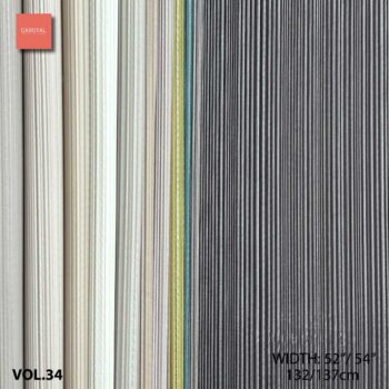 Quyển Mẫu Catalogue Vải Dán Tường Vinyl PVC VOL-34 hàng đặt trước