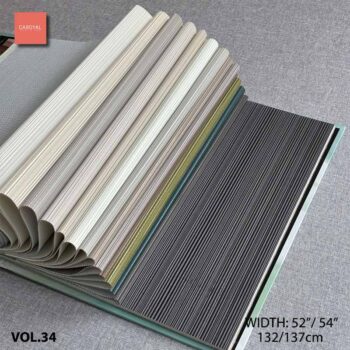Quyển Mẫu Catalogue Vải Dán Tường Vinyl PVC VOL-34 hàng đặt trước