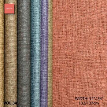 Quyển Mẫu Catalogue Vải Dán Tường Vinyl PVC VOL-34 hàng đặt trước