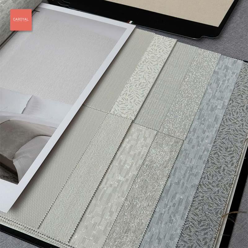 Quyển mẫu vải dán tường hàng order đặt trước thương hiệu CAROYAL mẫu 1001 Quyển mẫu vải dán tường hàng order đặt trước thương hiệu CAROYAL mẫu 1001