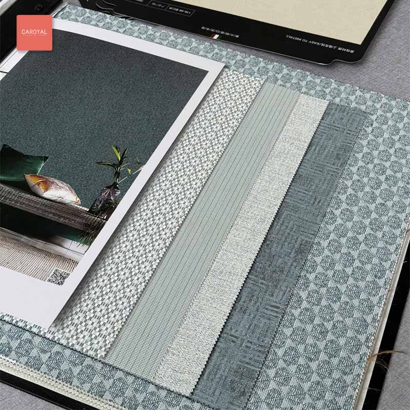 Quyển mẫu vải dán tường hàng order đặt trước thương hiệu CAROYAL mẫu 1001 Quyển mẫu vải dán tường hàng order đặt trước thương hiệu CAROYAL mẫu 1001