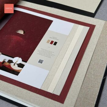 Quyển mẫu vải dán tường hàng order đặt trước thương hiệu CAROYAL mẫu 1002