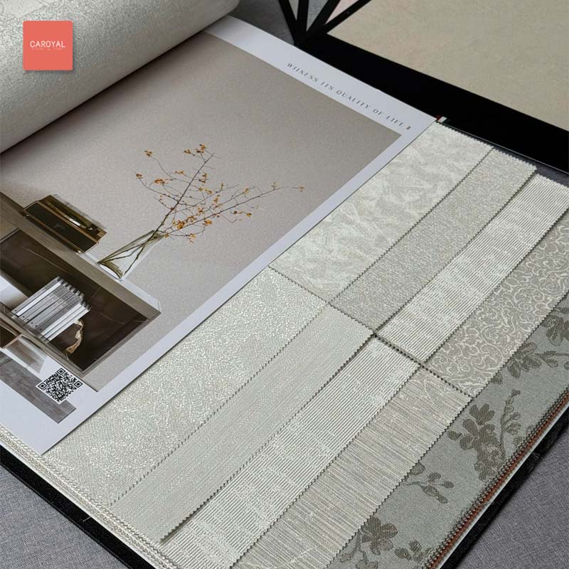 Quyển mẫu vải dán tường hàng order đặt trước thương hiệu CAROYAL mẫu 1003 Quyển mẫu vải dán tường hàng order đặt trước thương hiệu CAROYAL mẫu 1003
