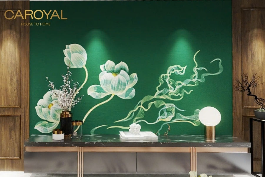 tranh thêu dán tường ảnh 1