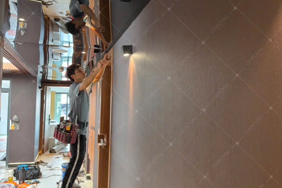 vải vinyl dán tường 2