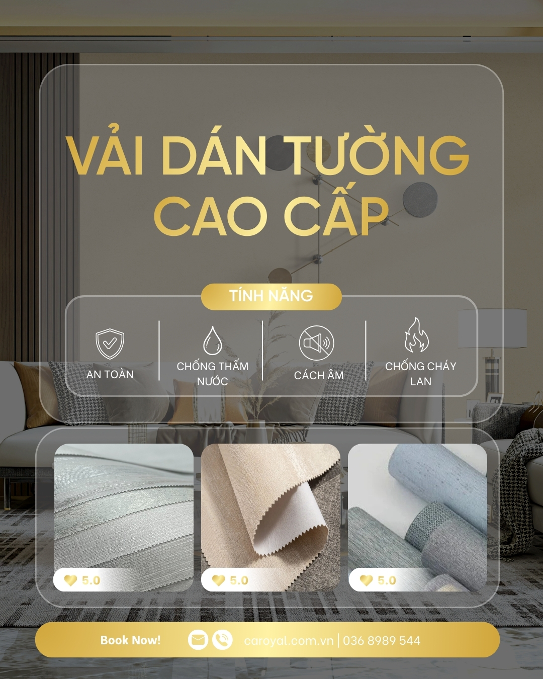 banner vai dan tuong caroyal mobi