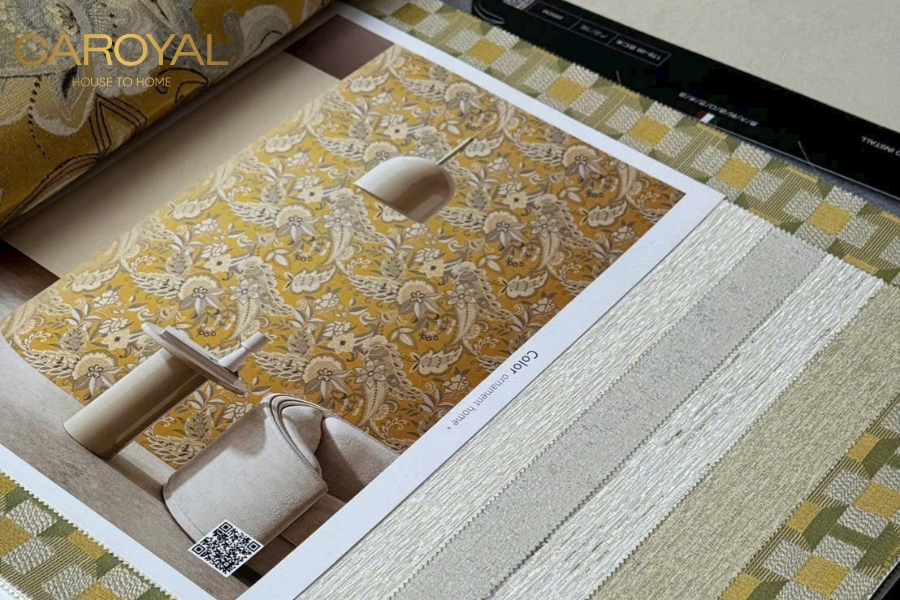 Cấu tạo vải dán tường CAROYAL – Nền tảng chống ẩm mốc vượt trội