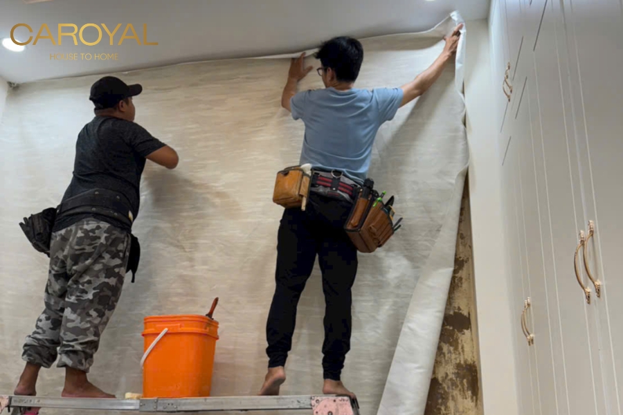 CAROYAL – Đơn vị chuyên cung cấp, thi công vải dán tường cao cấp CAROYAL – Đơn vị chuyên cung cấp, thi công vải dán tường cao cấp