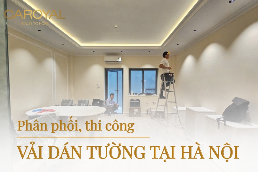 Vải dán tường Hà Nội cao cấp - 1000+ mẫu đa dạng
