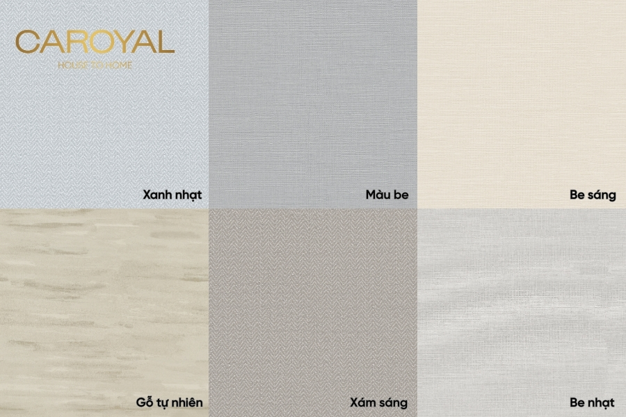 Khi chọn vải dán tường phòng ngủ cho người lớn tuổi, ưu tiên các màu dịu, trung tính