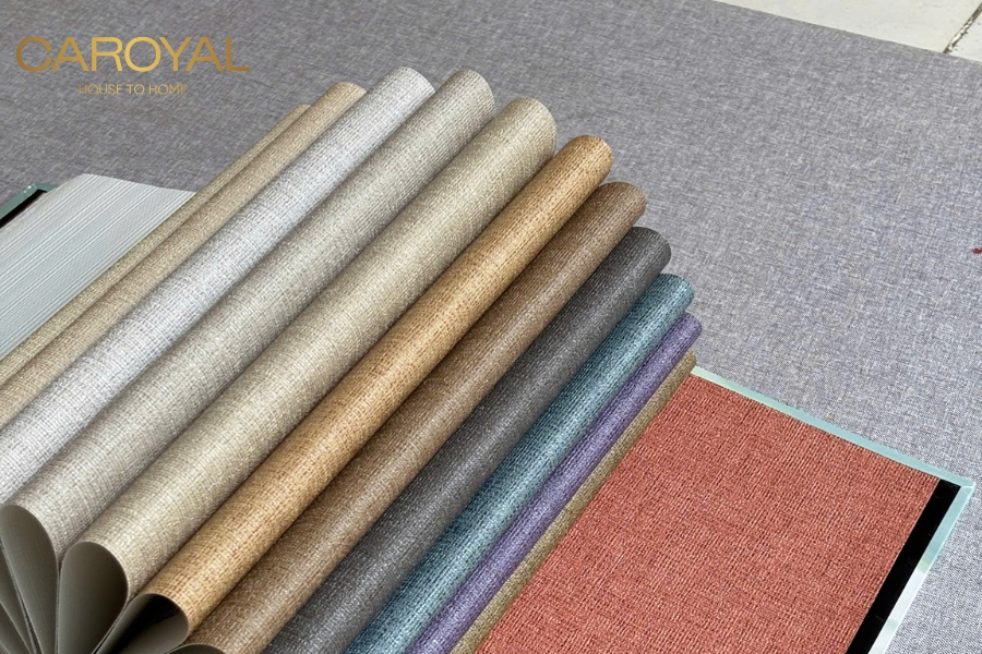 Mẫu vải Vinyl dán tường (15oz - 30oz)