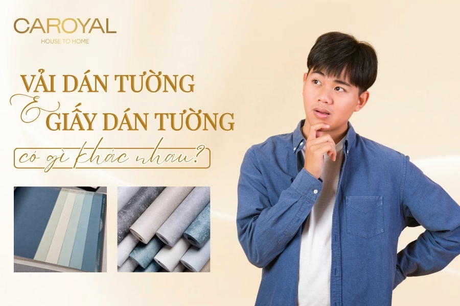 So sánh vải dán tường và giấy dán tường có gì khác nhau? So sánh vải dán tường và giấy dán tường có gì khác nhau?