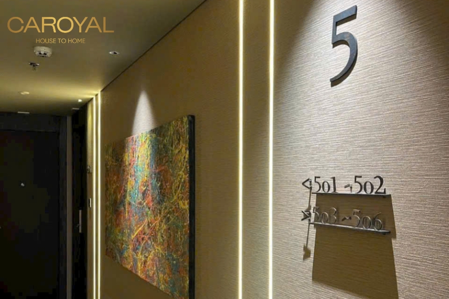 Vải dán tường giúp nâng tầm thẩm mỹ cho không gian lưu trú