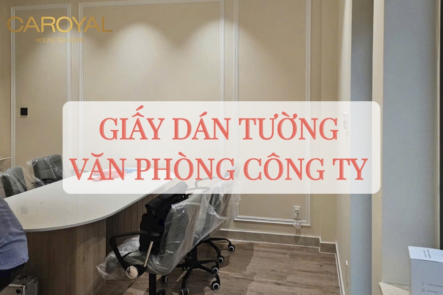 Mẫu giấy dán tường văn phòng làm việc công ty đẹp, bền và rẻ